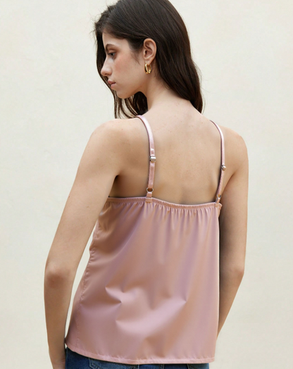 Lace-trimmed Strap Vest Close-fitting Inner Layer And A Boldly Individual Bandeau Design